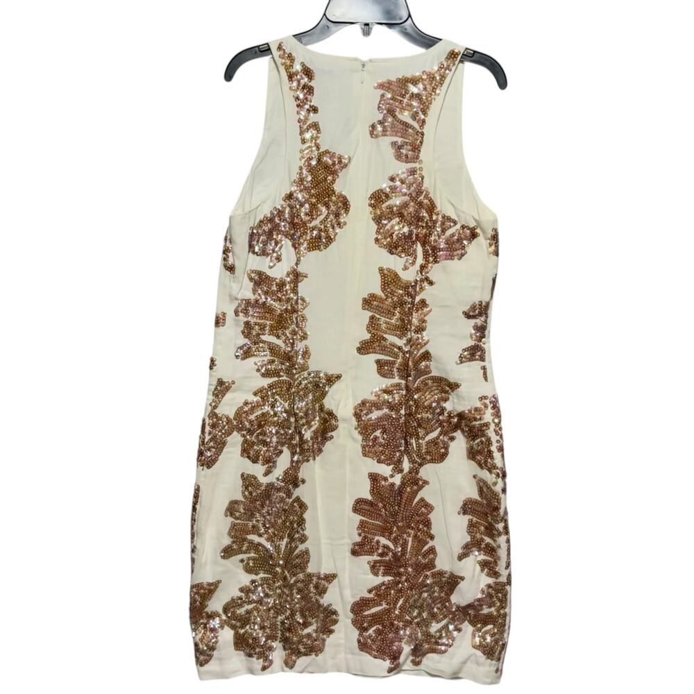 J. Crew Linen Blend Sequin Shift Dress - Picture 4 of 8